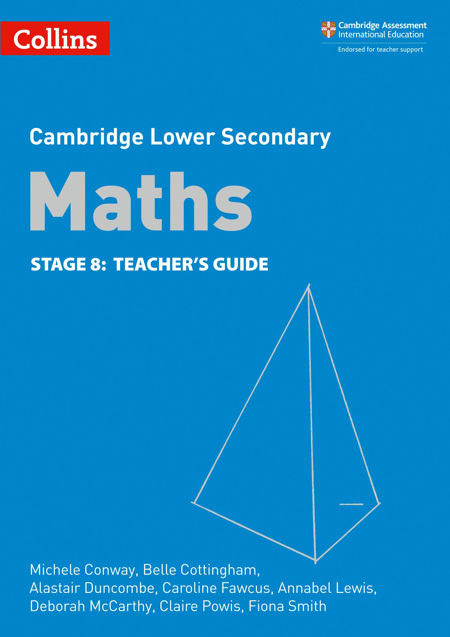 Vorderes Coverbild Collins Cambridge Checkpoint Maths - Cambridge Checkpoint Maths Teacher Guide Stage 8
