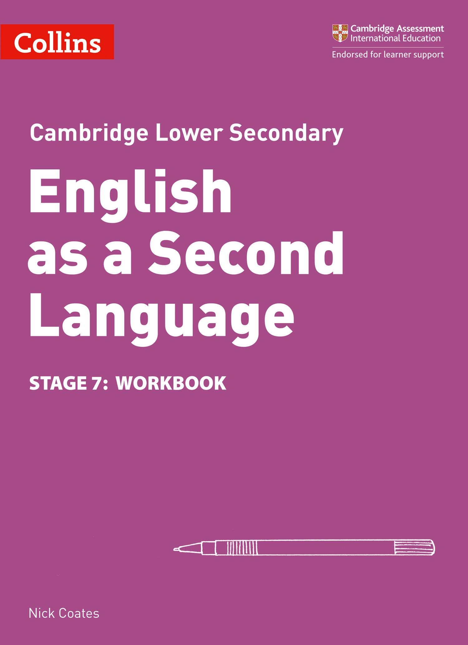Vorderes Coverbild Collins Cambridge Checkpoint English as a Second Language - Cambridge Checkpoint English as a Second Language Workbook Stage 7