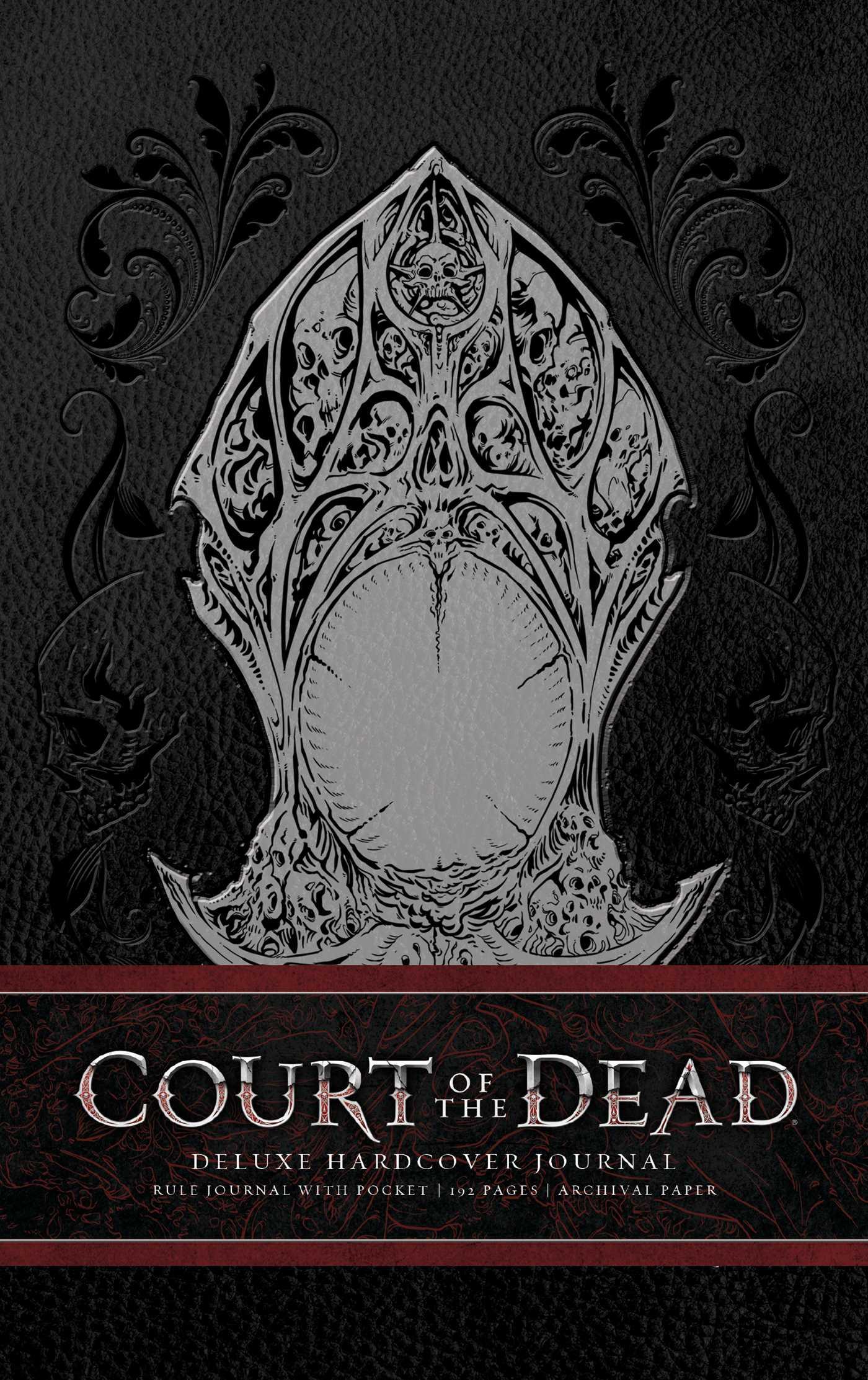 Vorderes Coverbild Court of the Dead Hardcover Ruled Journal