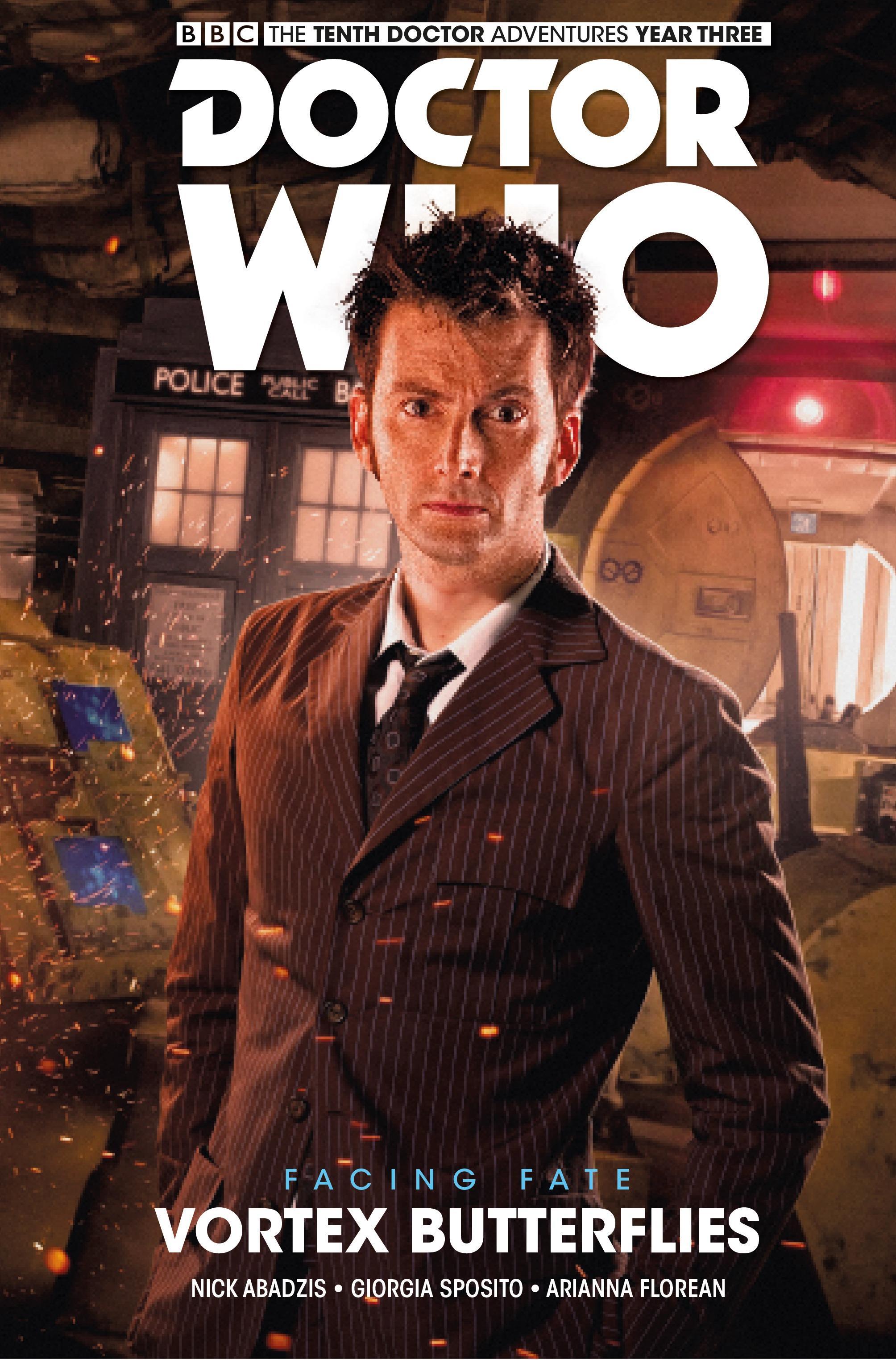 Vorderes Coverbild Doctor Who: The Tenth Doctor: Facing Fate Vol. 2: Vortex Butterflies