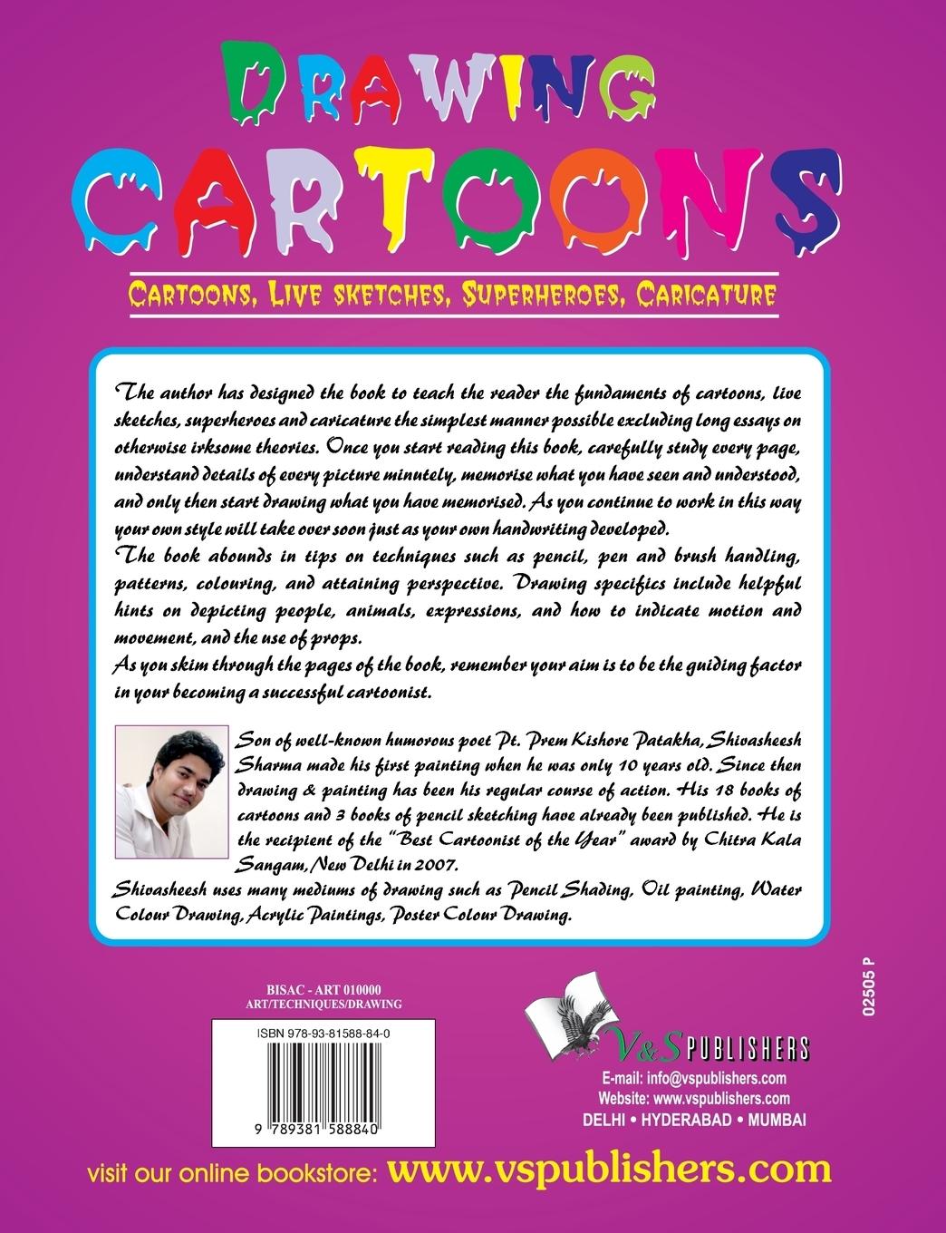 Rückseitencover DRAWING CARTOONS