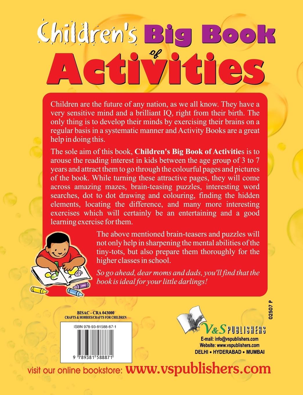 Rückseitencover CHILDREN'S BIG BOOK OF ACTIVITIES