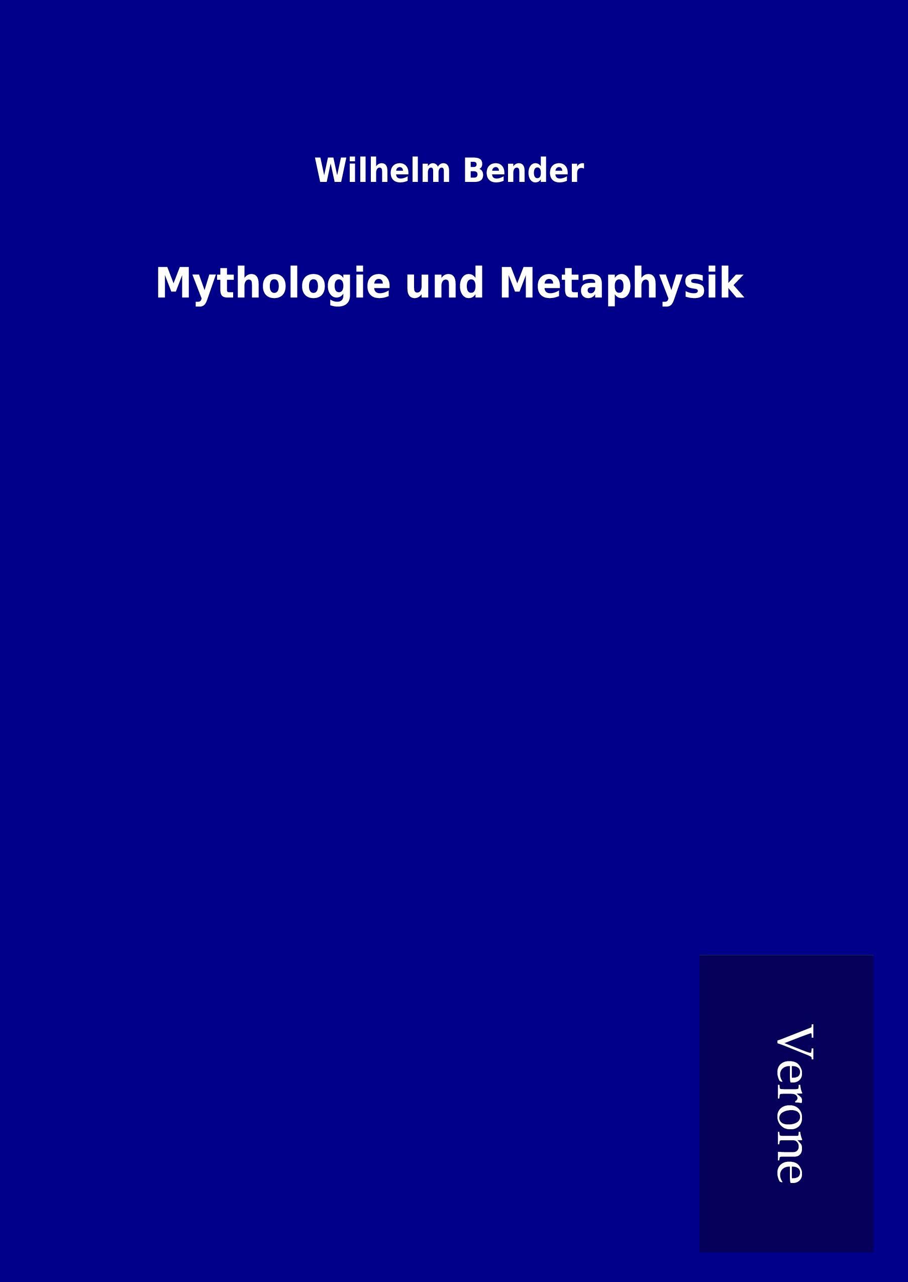 Vorderes Coverbild Mythologie und Metaphysik