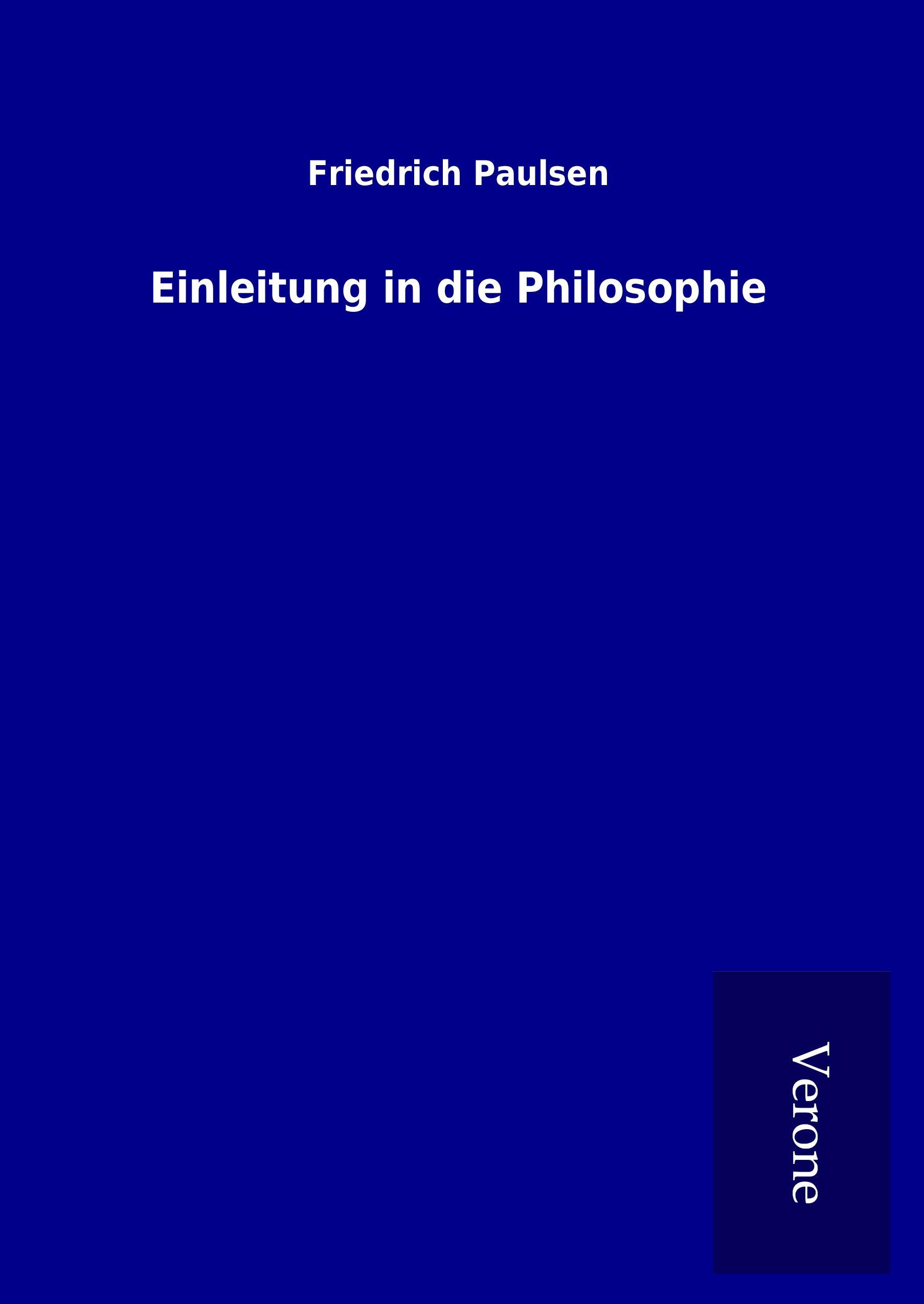 Vorderes Coverbild Einleitung in die Philosophie