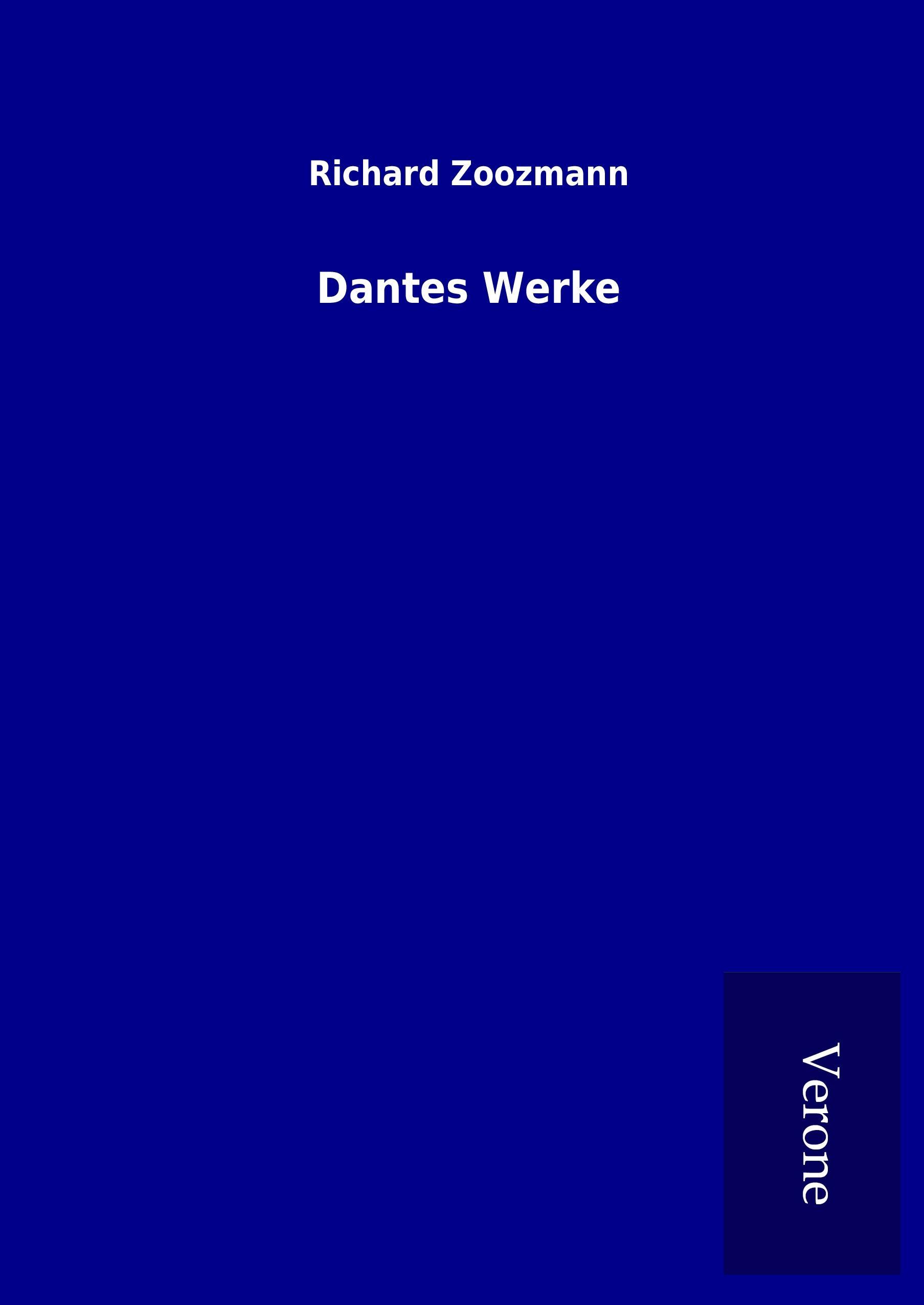 Vorderes Coverbild Dantes Werke