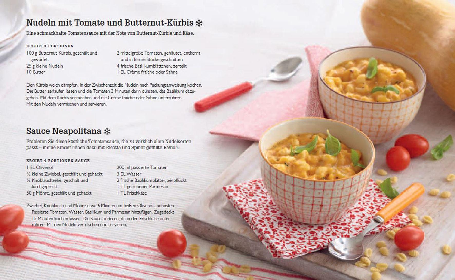 Beispielinhalt (Bild) Gesund und lecker: Kochen für Babys und Kleinkinder