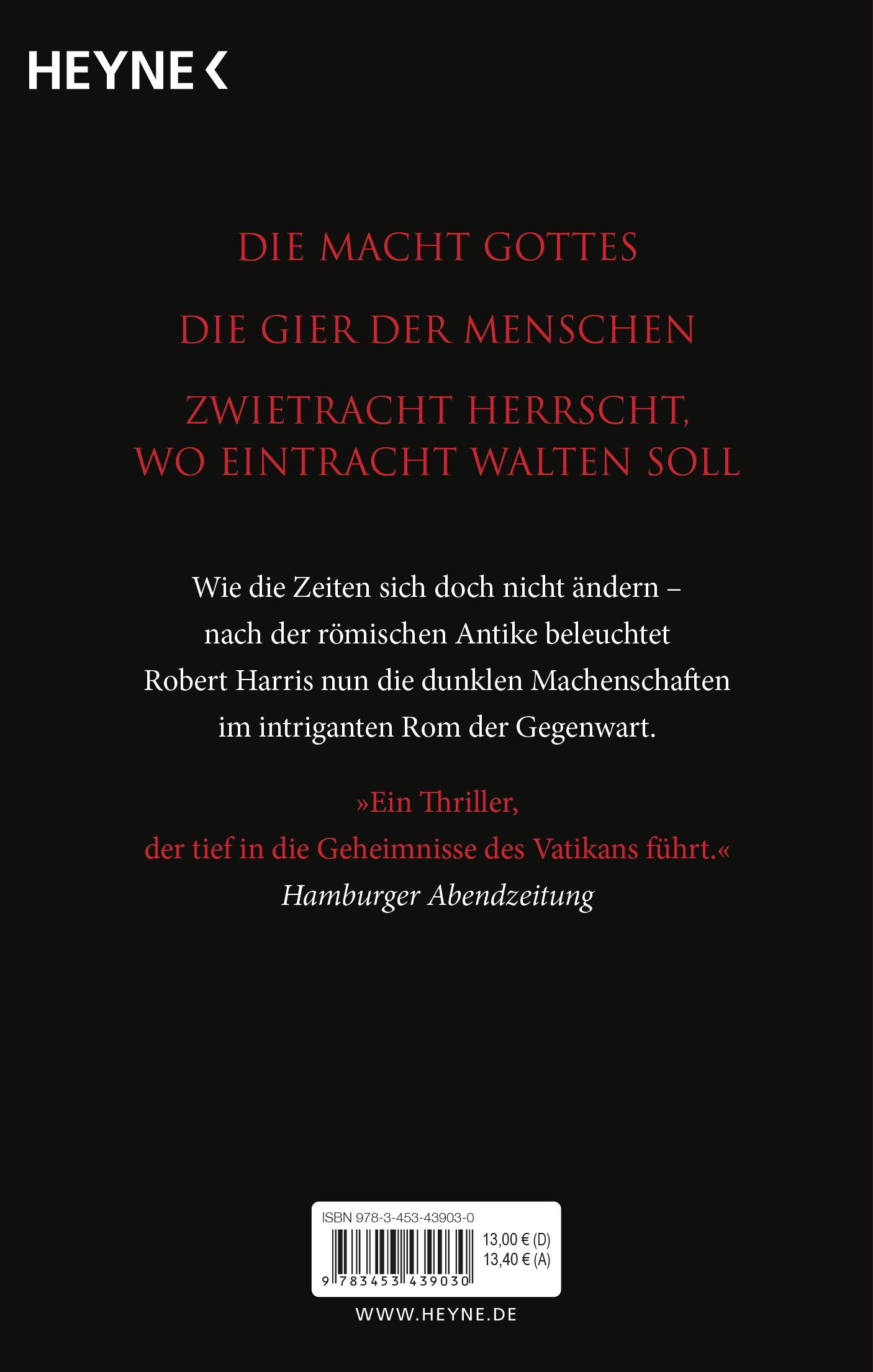 Beispielinhalt (Bild) Konklave