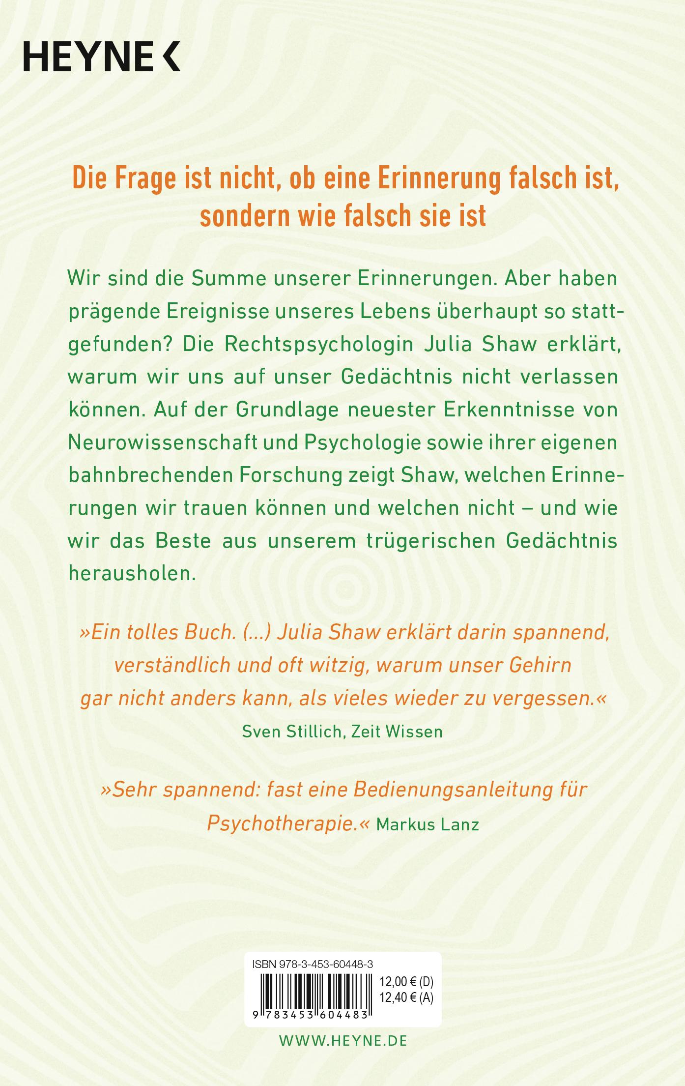 Beispielinhalt (Bild) Das trügerische Gedächtnis