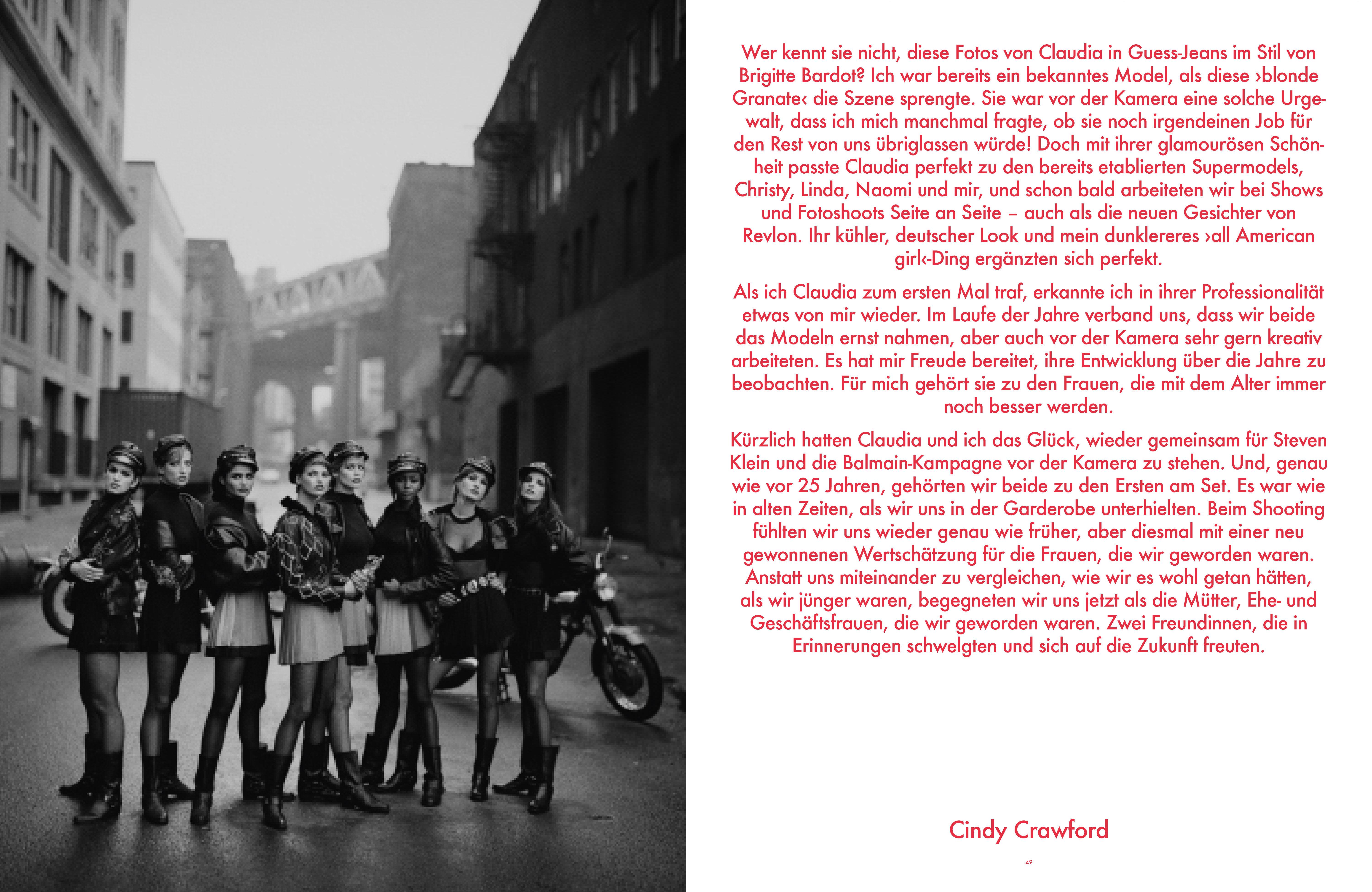 Beispielinhalt (Bild) Claudia Schiffer (dt.)