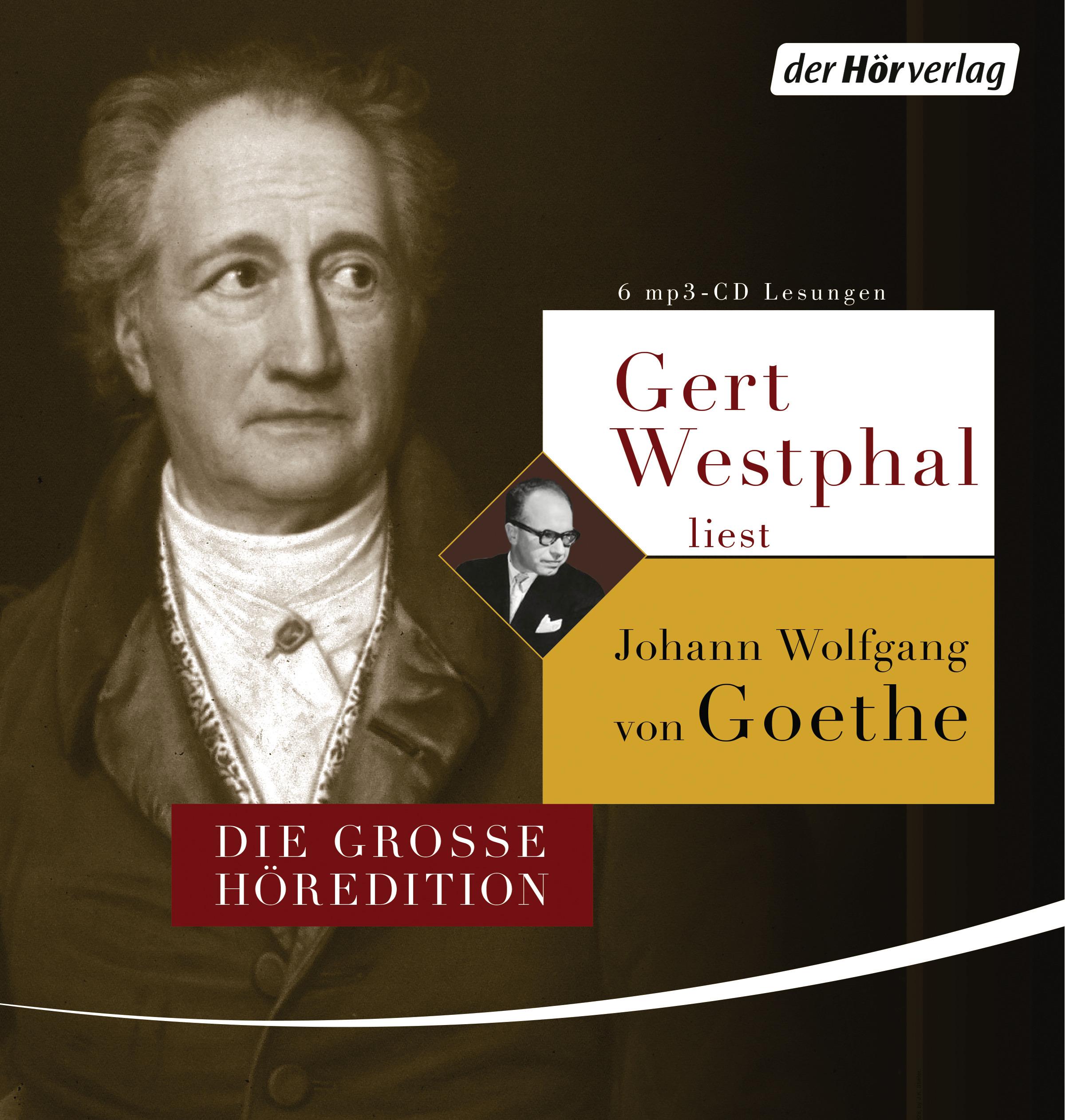 Vorderes Coverbild Gert Westphal liest Johann Wolfgang von Goethe