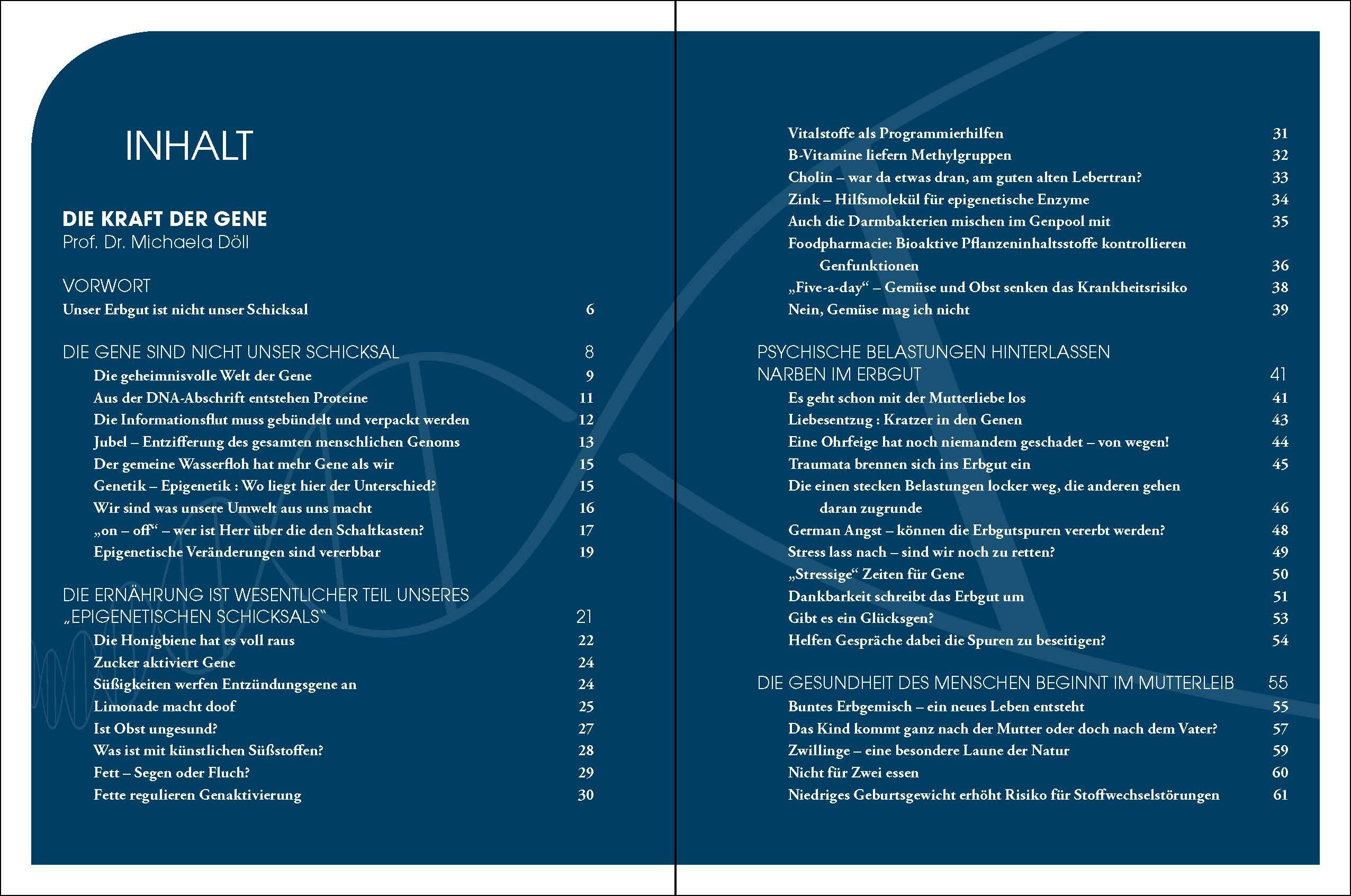 Beispielinhalt (Bild) Gute Gene sind kein Zufall