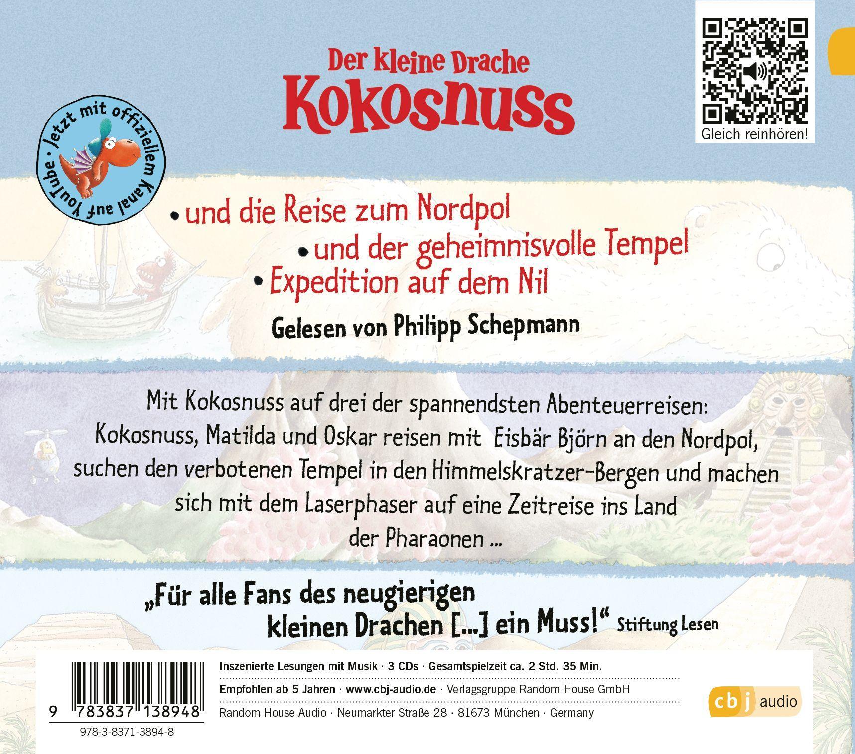 Beispielinhalt (Bild) Der kleine Drache Kokosnuss entdeckt die Welt