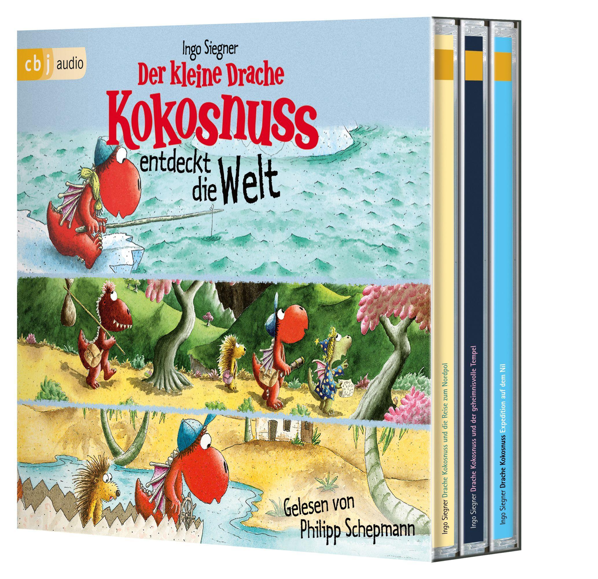 Vorderes Coverbild Der kleine Drache Kokosnuss entdeckt die Welt