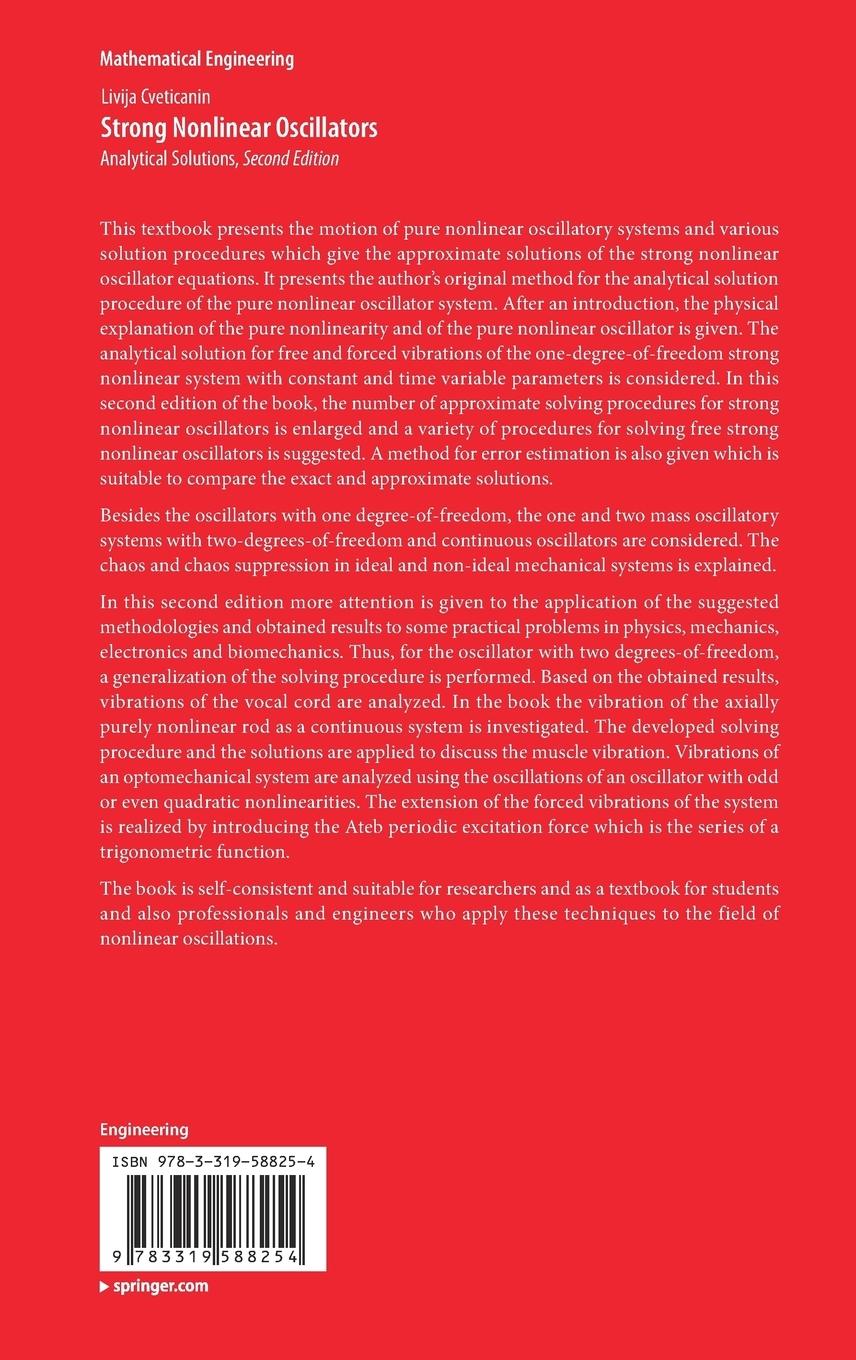 Rückseitencover Strong Nonlinear Oscillators