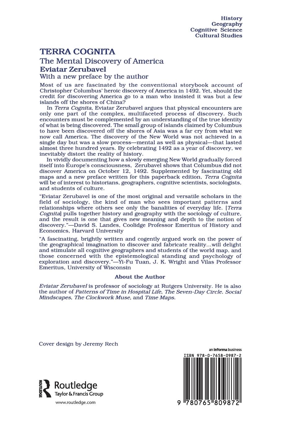 Rückseitencover Terra Cognita