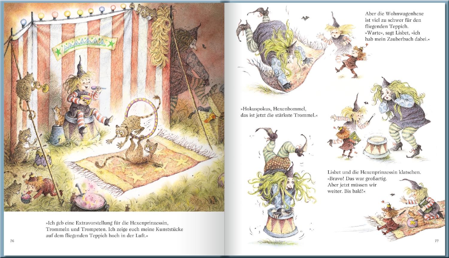 Beispielinhalt (Bild) Das große Buch der kleinen Hexe