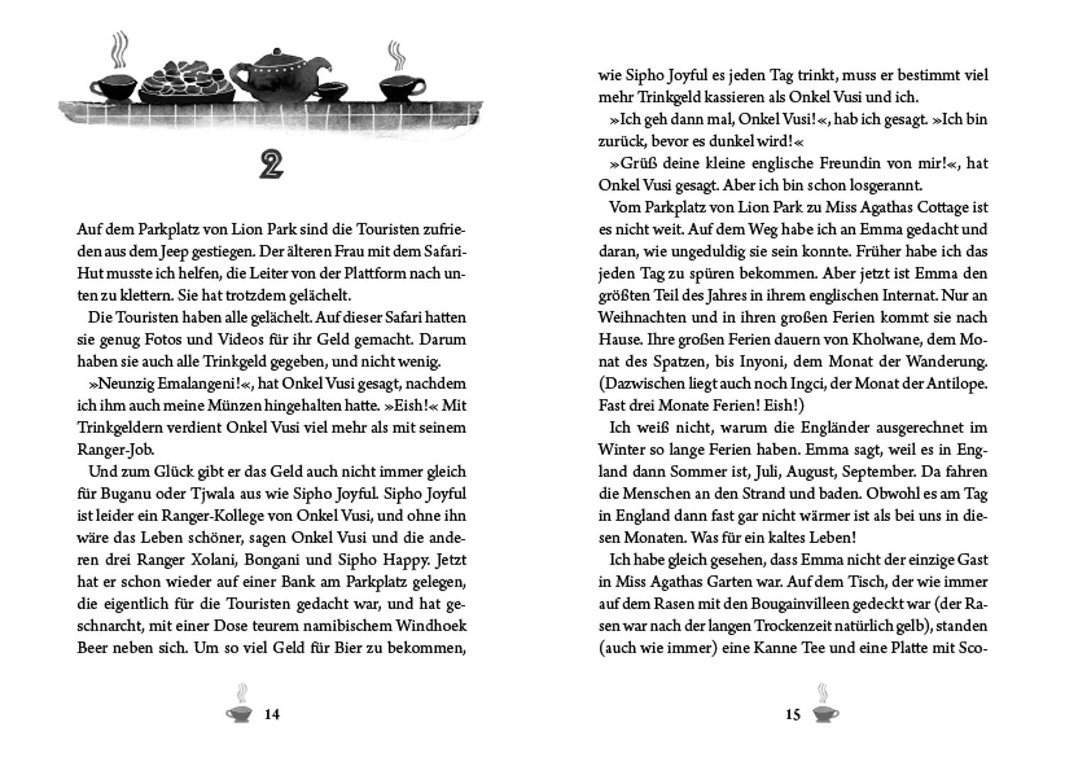 Beispielinhalt (Bild) Thabo. Detektiv und Gentleman 03. Der Rinder-Dieb