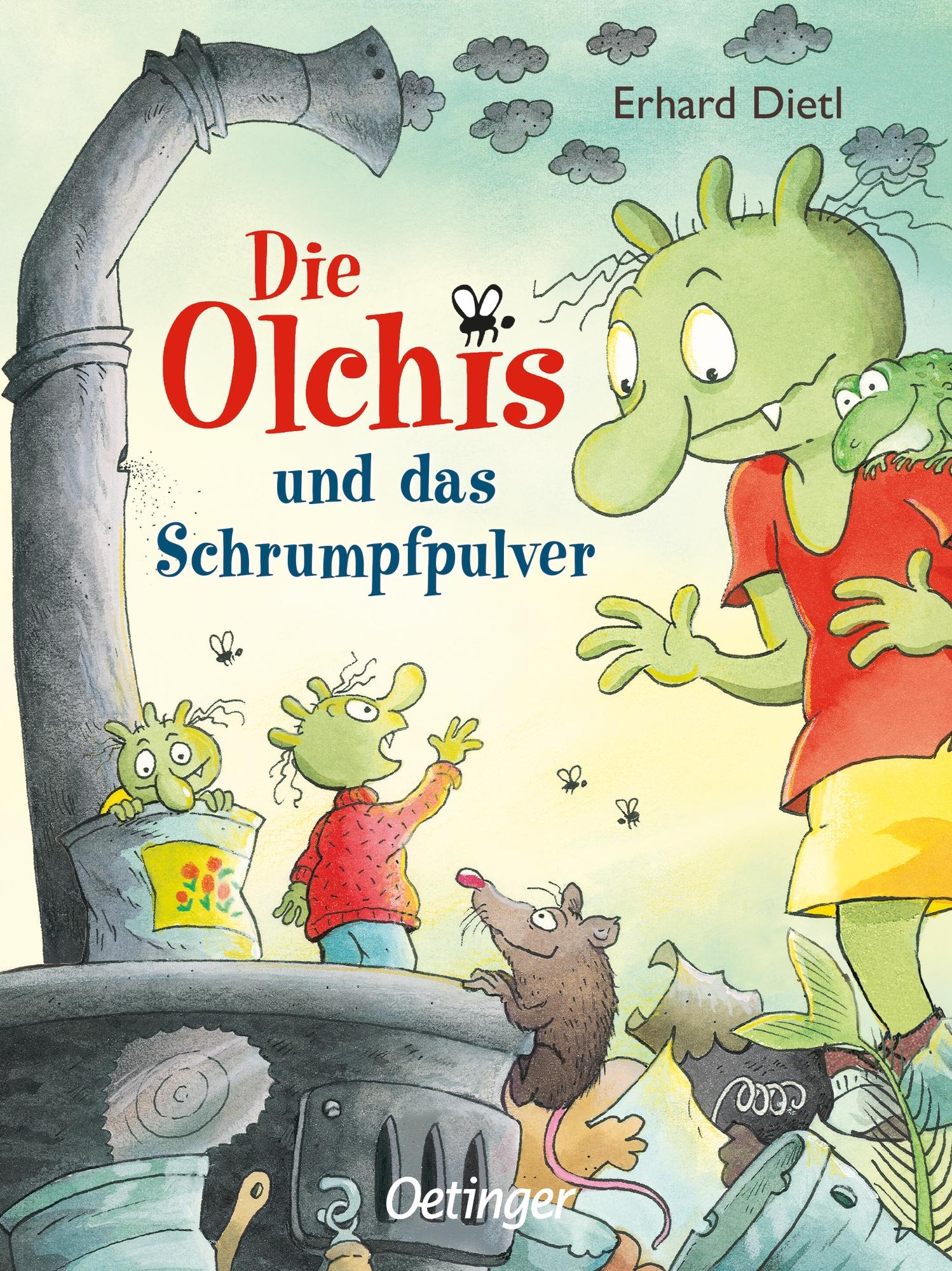 Vorderes Coverbild Die Olchis und das Schrumpfpulver