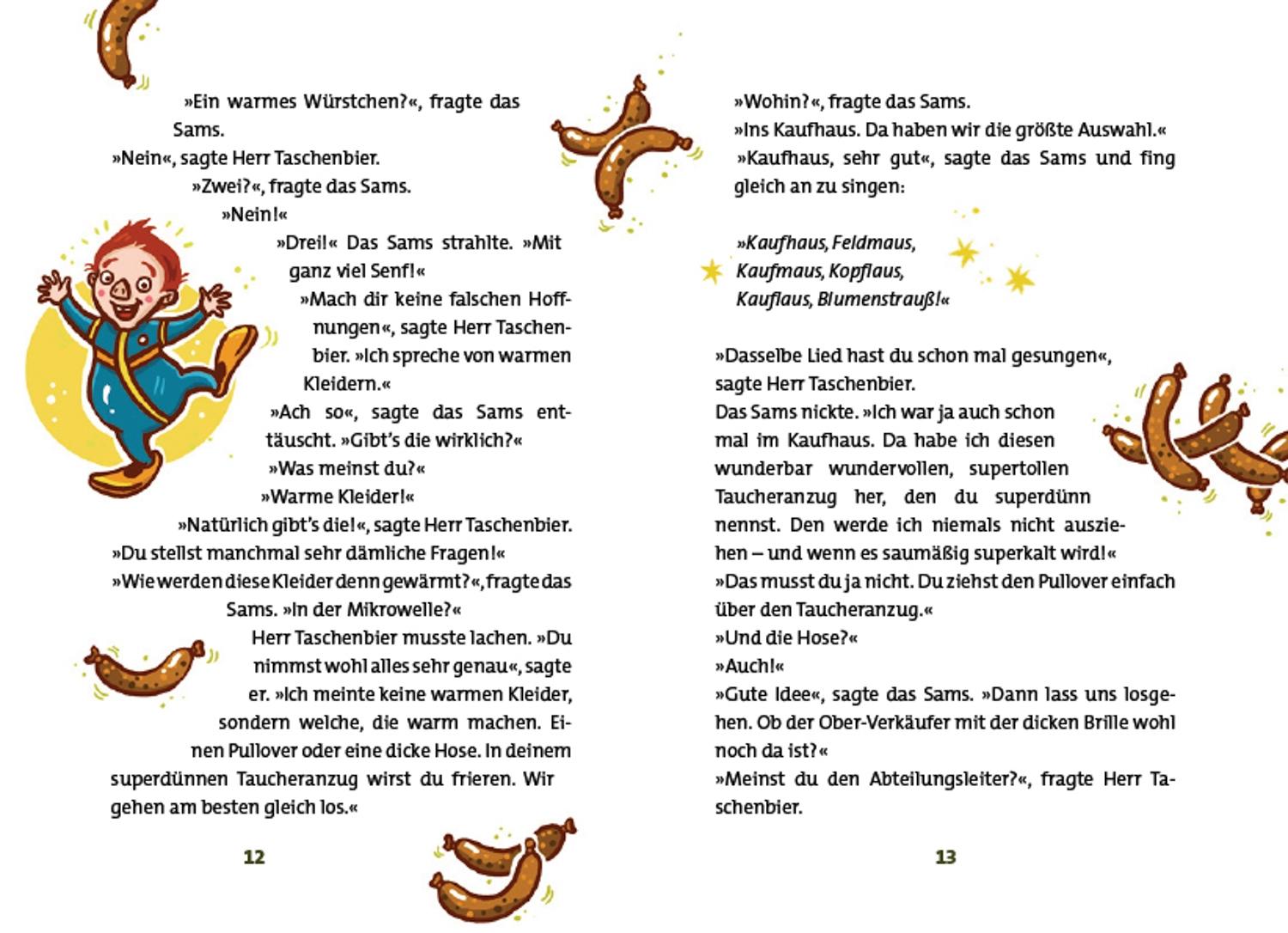 Beispielinhalt (Bild) Das Sams feiert Weihnachten