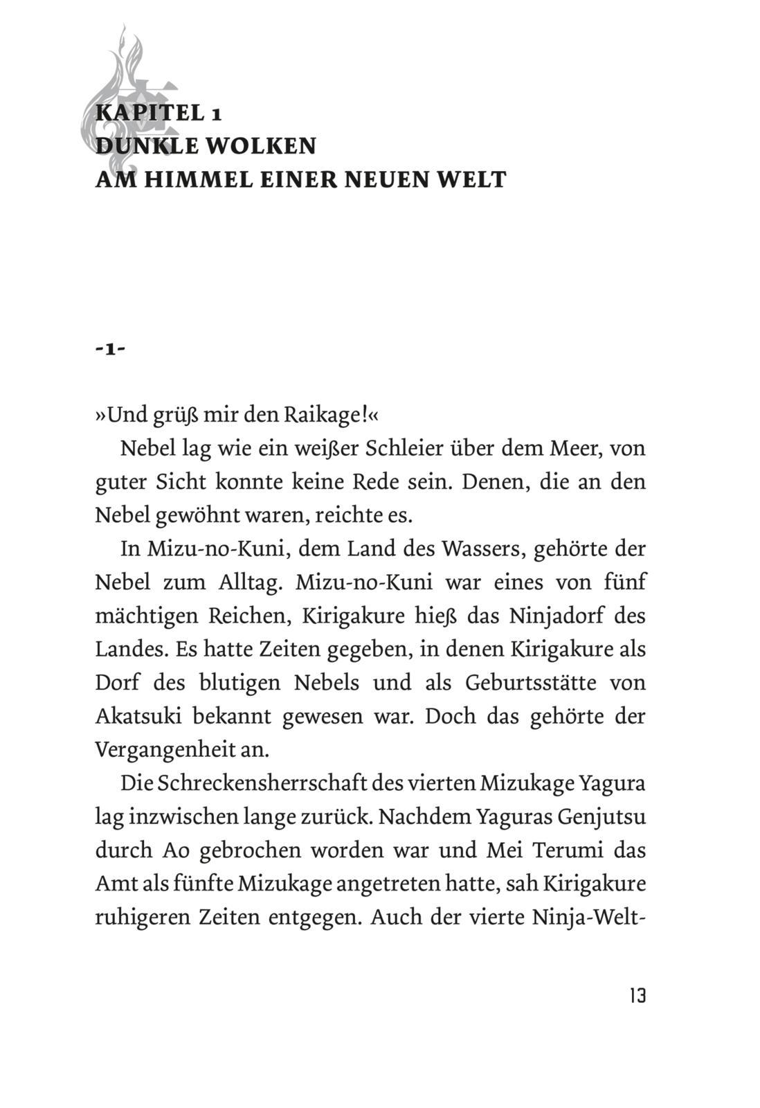 Beispielinhalt (Bild) Naruto Sasuke Shinden - Buch des Sonnenaufgangs (Nippon Novel)