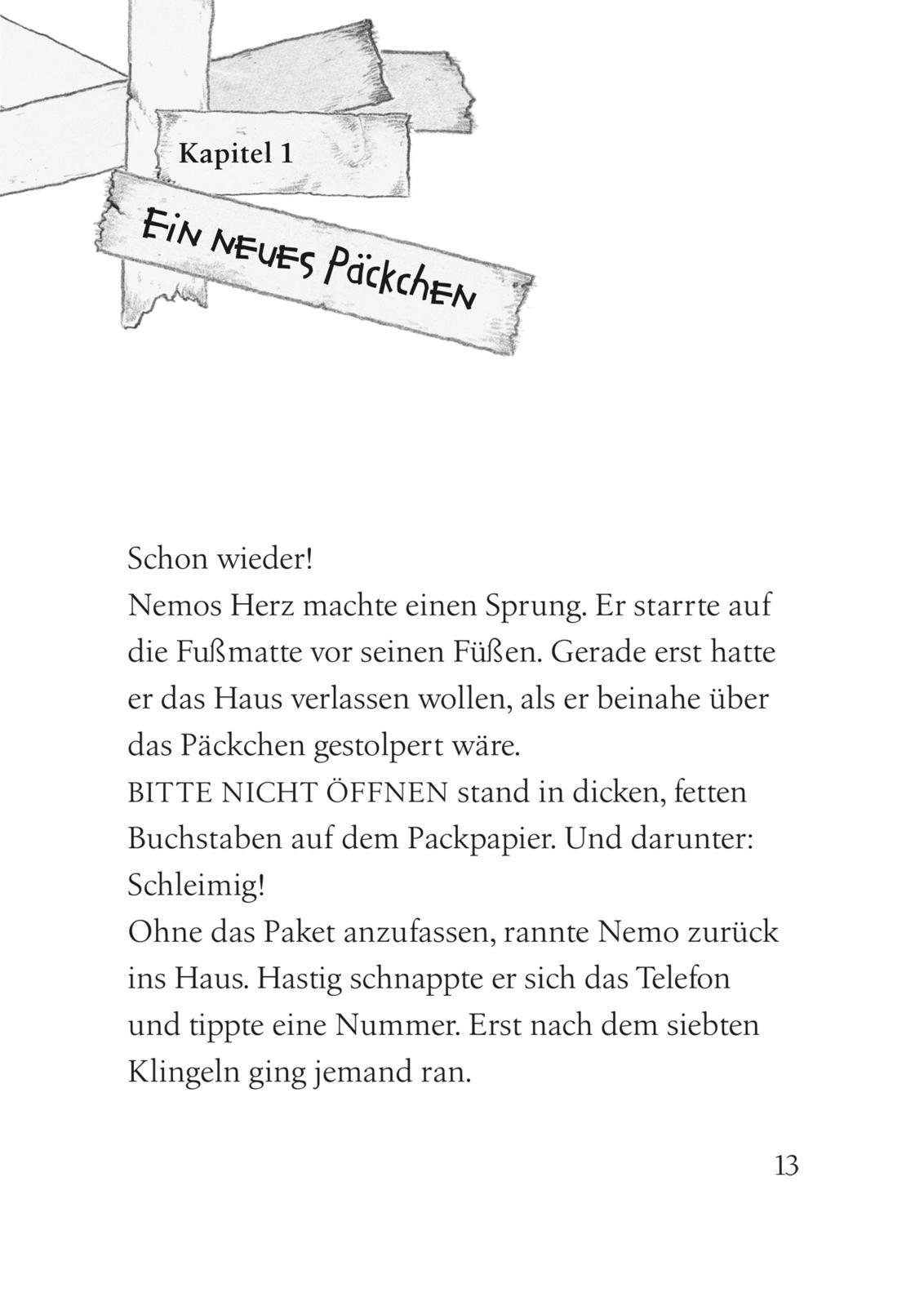 Beispielinhalt (Bild) Bitte nicht öffnen 2: Schleimig!