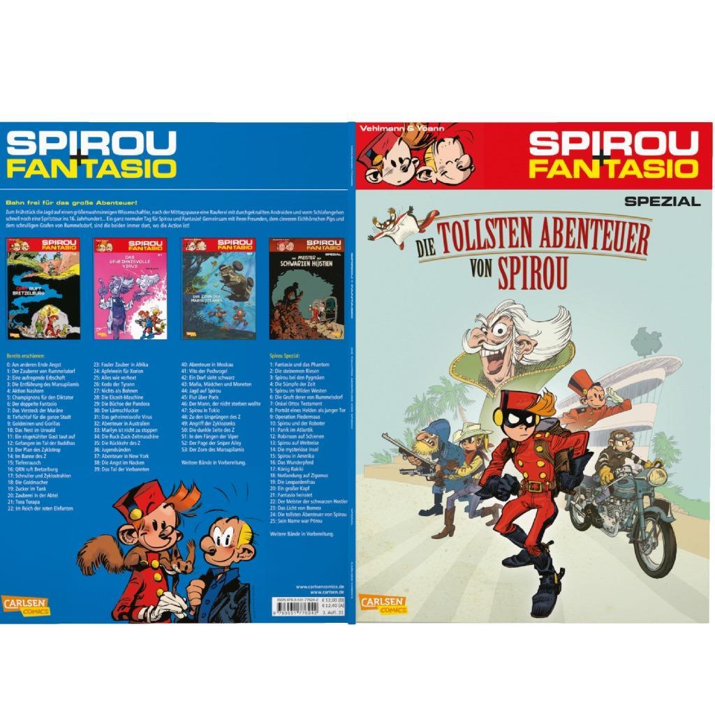 Beispielinhalt (Bild) Spirou und Fantasio Spezial 24: Short Stories