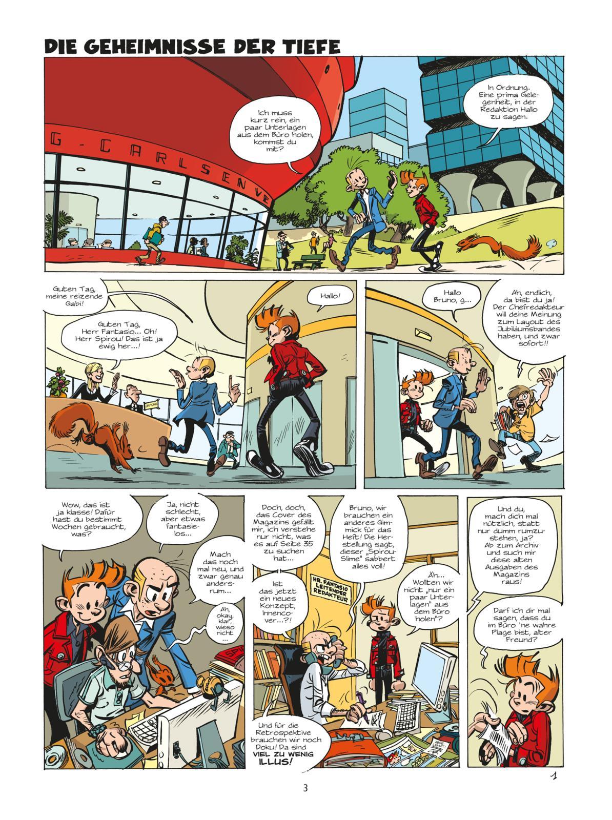 Beispielinhalt (Bild) Spirou und Fantasio Spezial 24: Short Stories