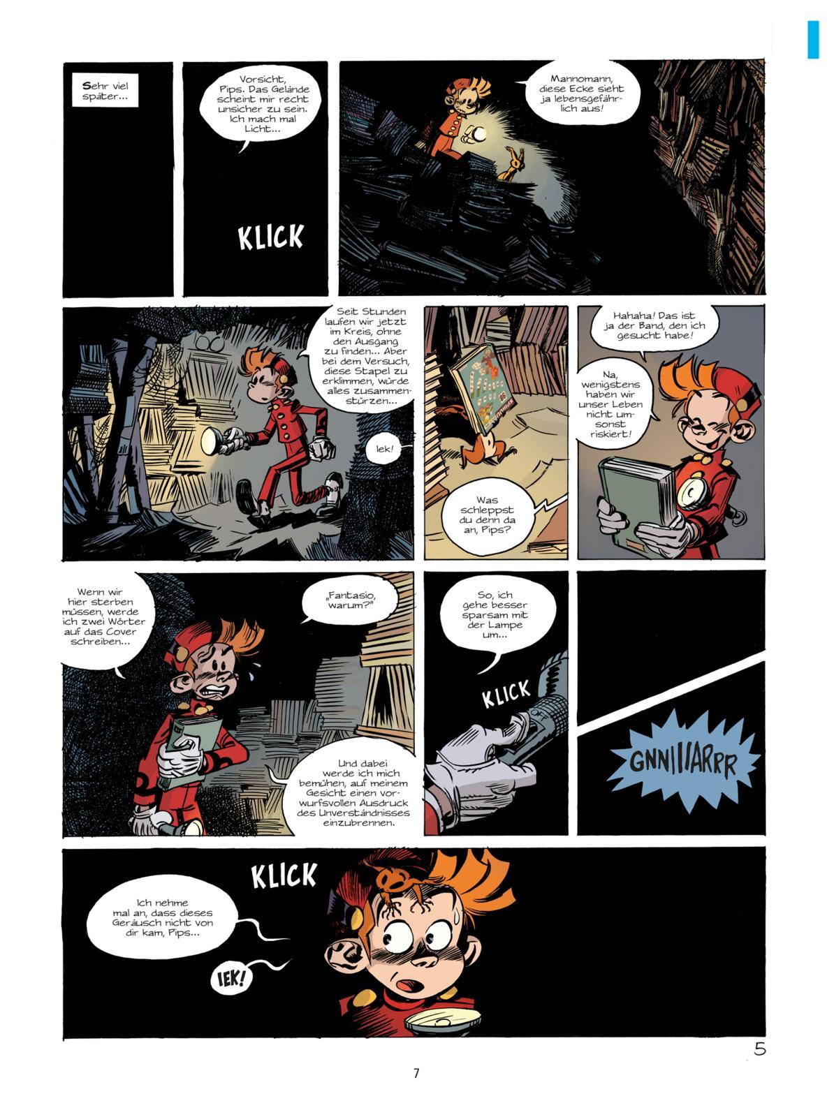 Beispielinhalt (Bild) Spirou und Fantasio Spezial 24: Short Stories