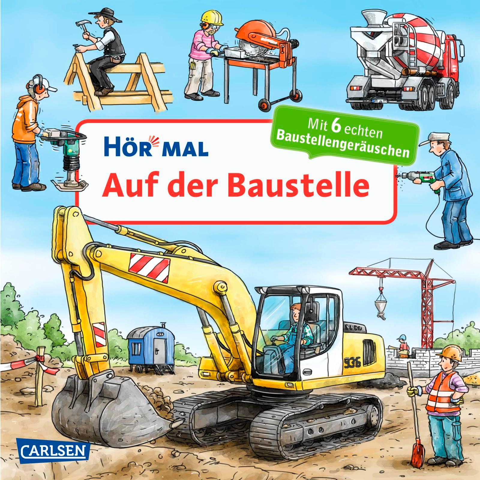 Vorderes Coverbild Hör mal (Soundbuch): Auf der Baustelle
