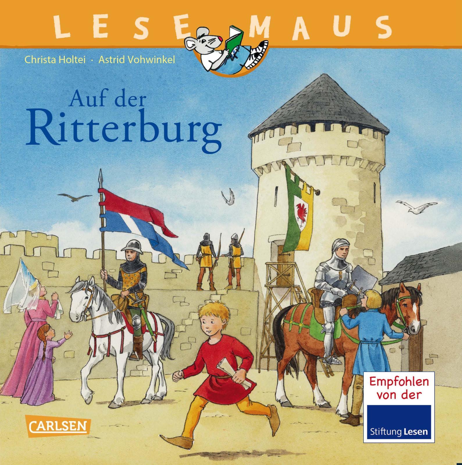 Vorderes Coverbild LESEMAUS 105: Auf der Ritterburg