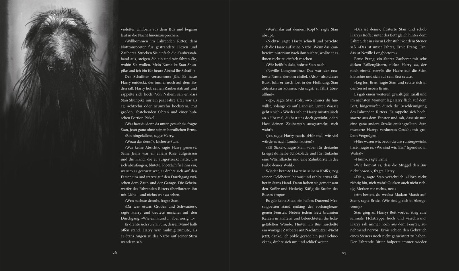 Beispielinhalt (Bild) Harry Potter 3 und der Gefangene von Askaban (farbig illustrierte Schmuckausgabe)