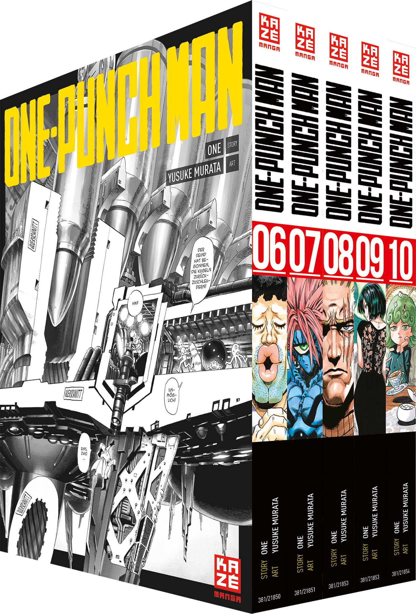 Vorderes Coverbild ONE-PUNCH MAN - Box mit Band 6-10