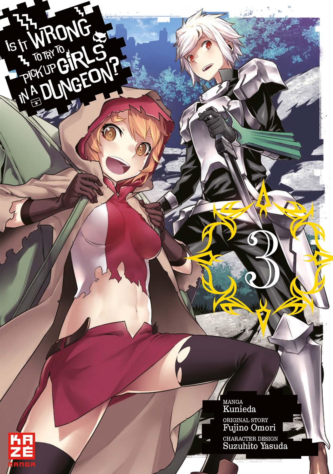 Vorderes Coverbild Is it Wrong to Try to Pick up Girls in a Dungeon 03