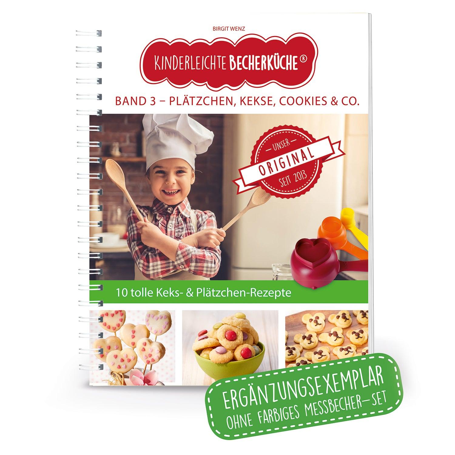 Vorderes Coverbild Kinderleichte Becherküche - Plätzchen, Kekse, Cookies & Co.