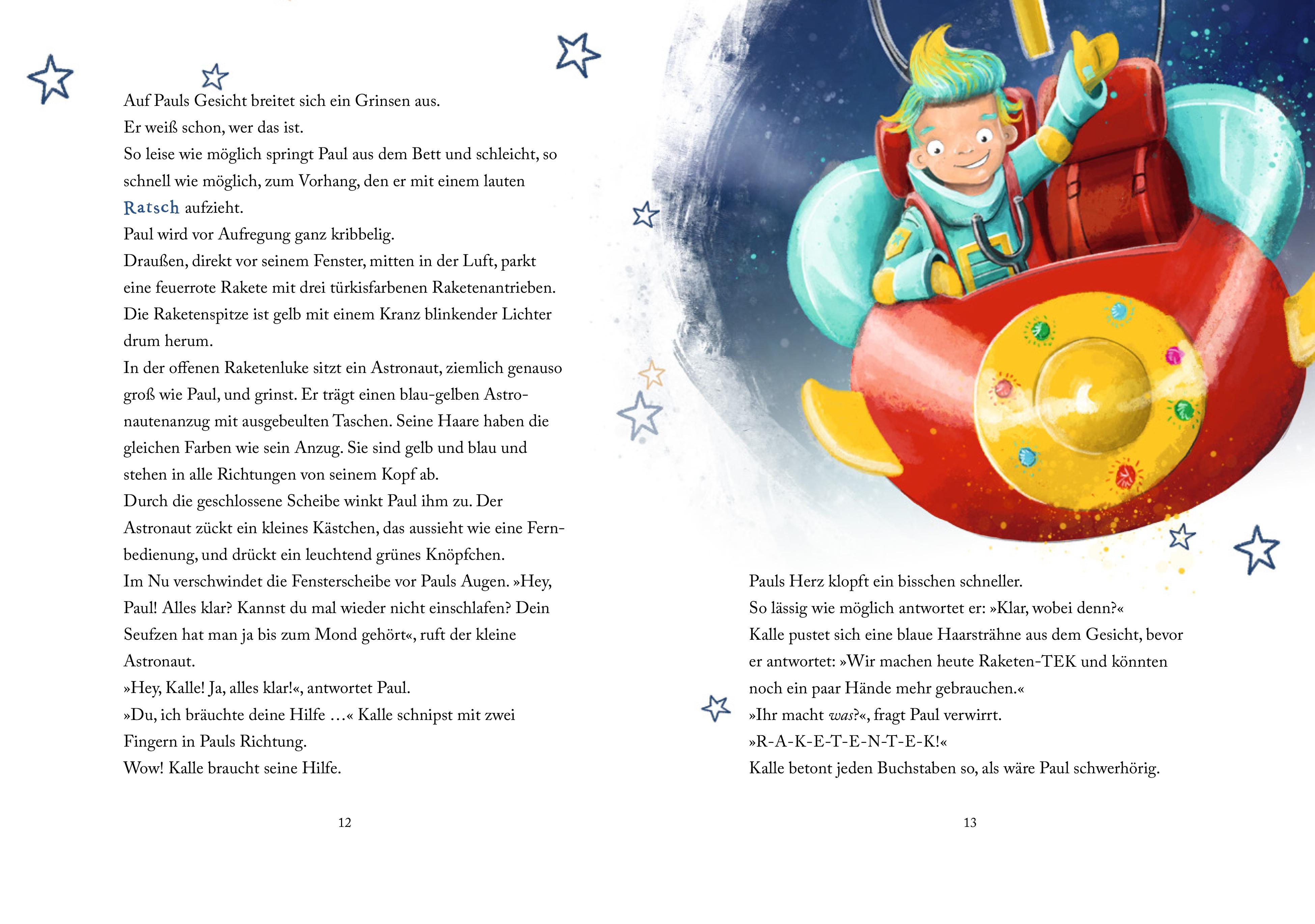 Beispielinhalt (Bild) Kalle Komet. Auf ins Drachenland!