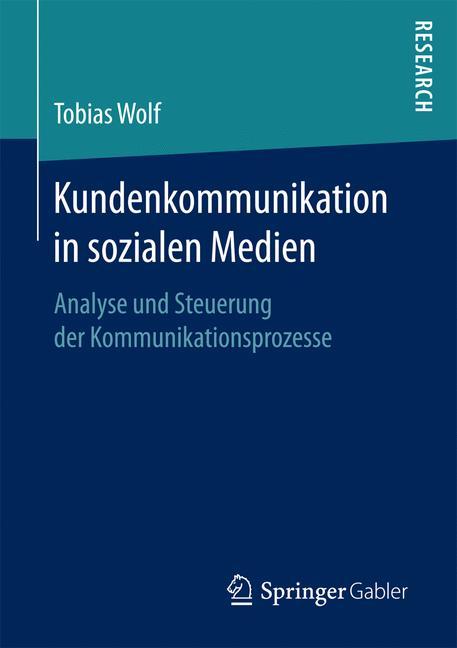 Vorderes Coverbild Kundenkommunikation in sozialen Medien