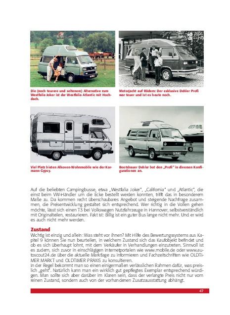 Beispielinhalt (Bild) Praxisratgeber Klassikerkauf VW Bus T3