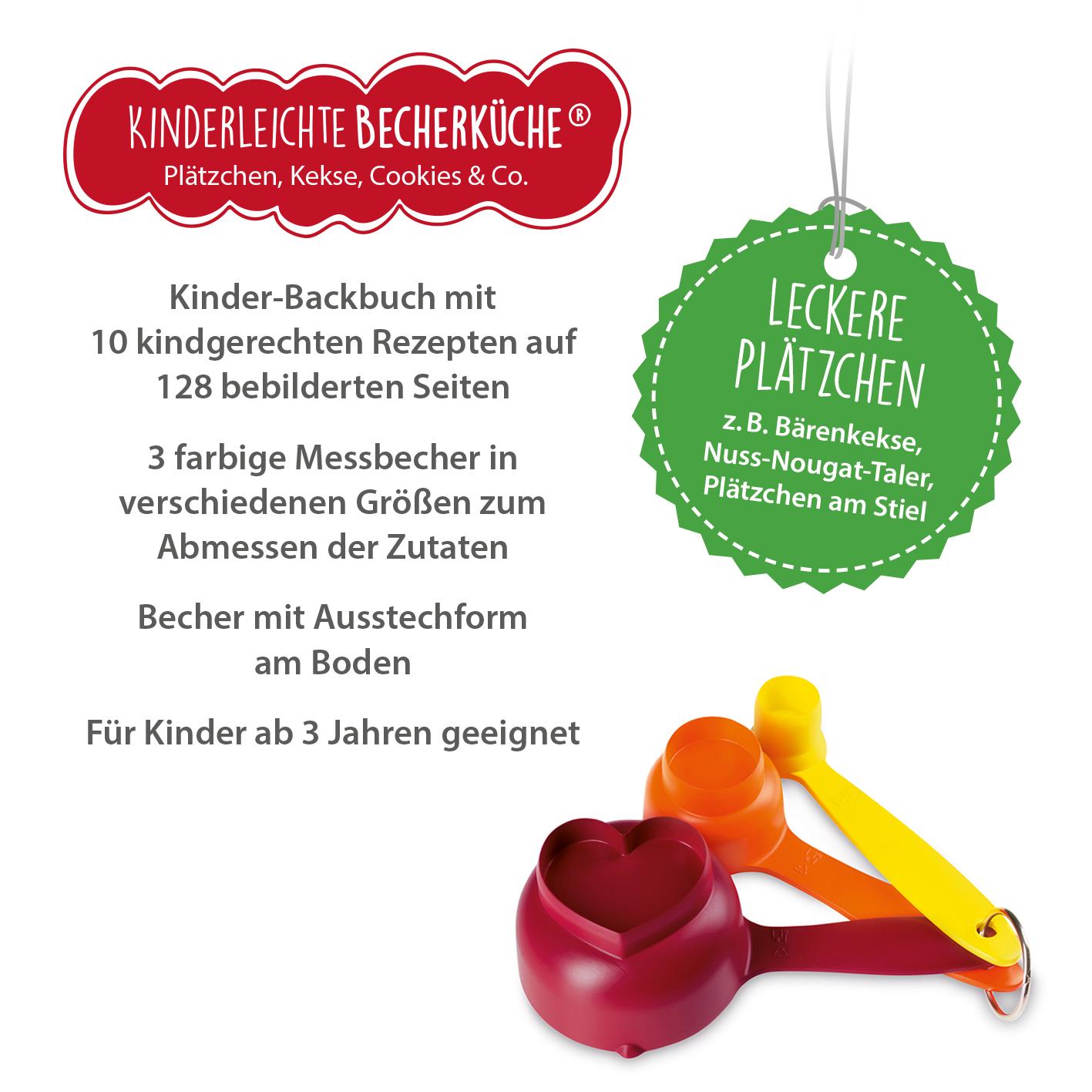 Beispielinhalt (Bild) Kinderleichte Becherküche - Plätzchen, Kekse, Cookies & Co.