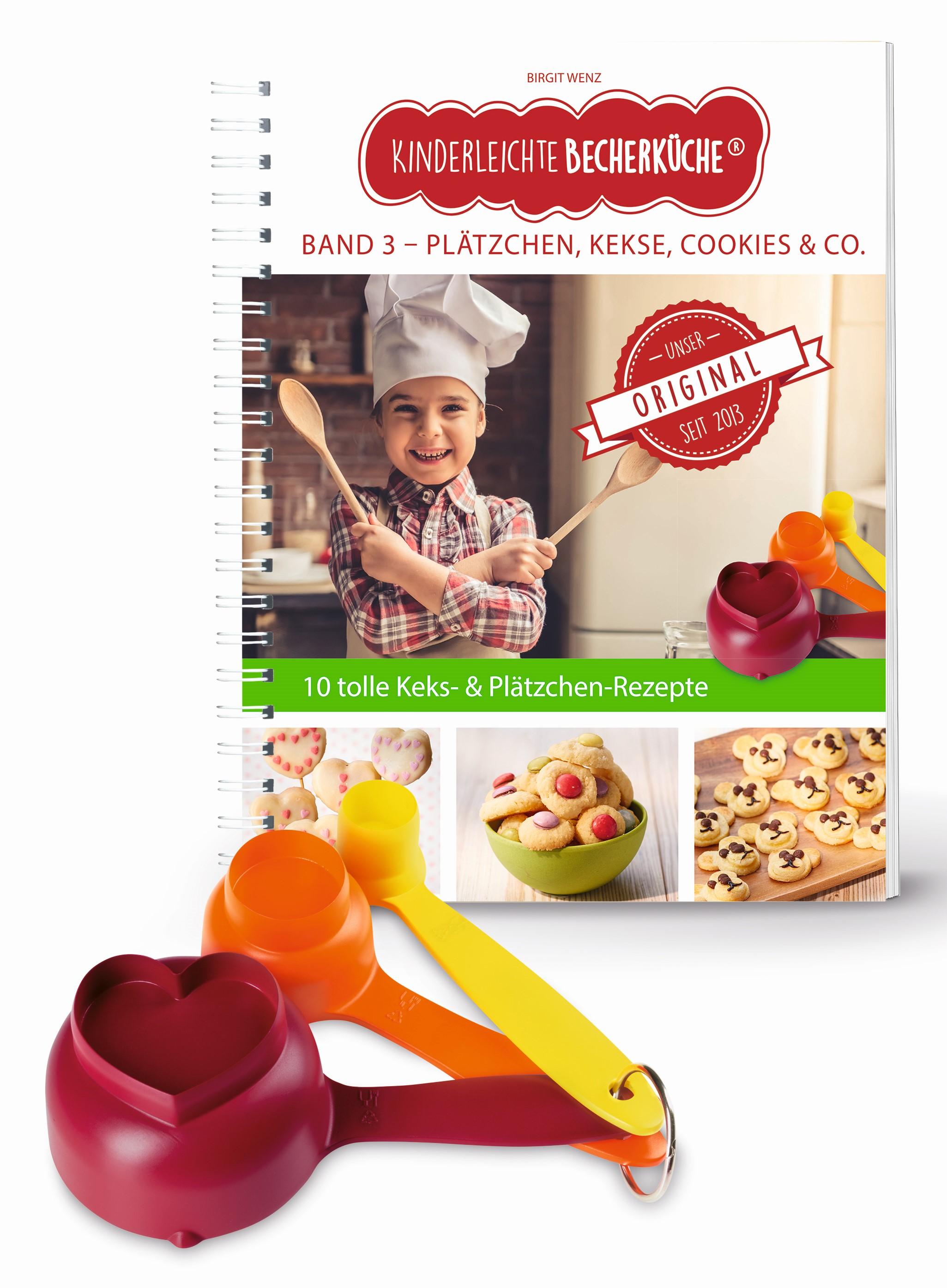 Vorderes Coverbild Kinderleichte Becherküche - Plätzchen, Kekse, Cookies & Co.