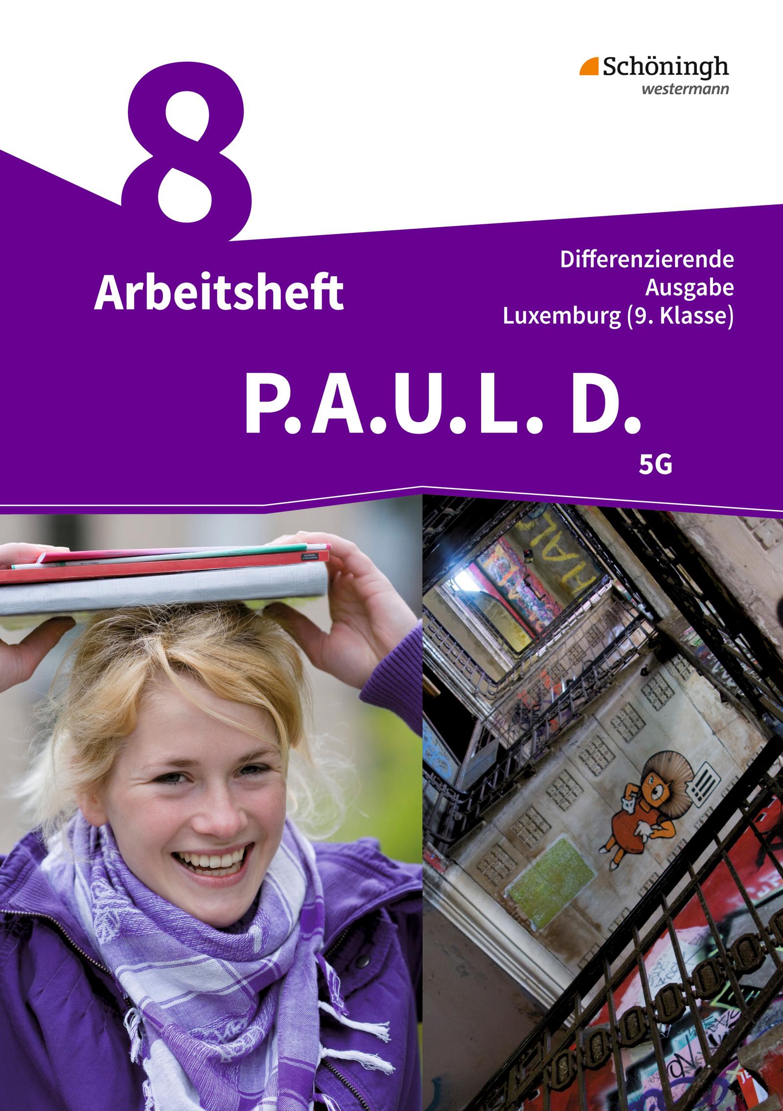 Vorderes Coverbild P.A.U.L. D. (Paul) 9. Arbeitsheft. Differenzierende Ausgabe. Luxemburg