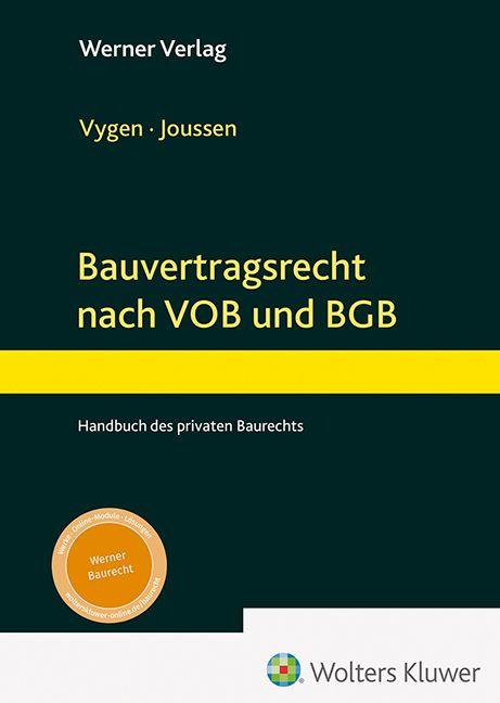 Vorderes Coverbild Bauvertragsrecht nach VOB und BGB