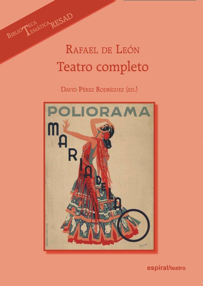 Vorderes Coverbild Rafael de León : teatro completo