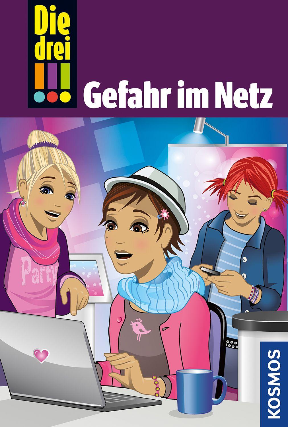 Vorderes Coverbild Die drei !!! 68. Gefahr im Netz (drei Ausrufezeichen)
