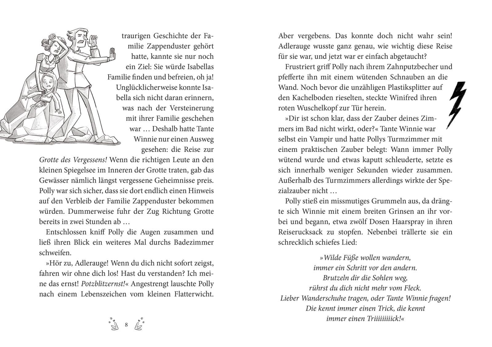 Beispielinhalt (Bild) Polly Schlottermotz 3: Attacke Hühnerkacke