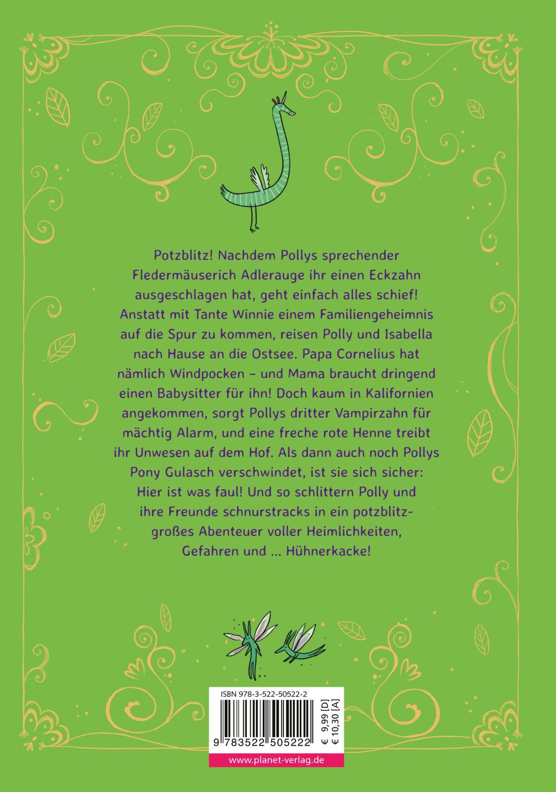 Rückseitencover Polly Schlottermotz 3: Attacke Hühnerkacke
