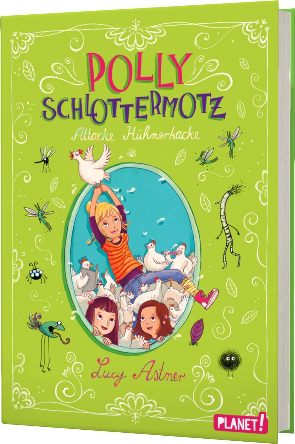 Vorderes Coverbild Polly Schlottermotz 3: Attacke Hühnerkacke