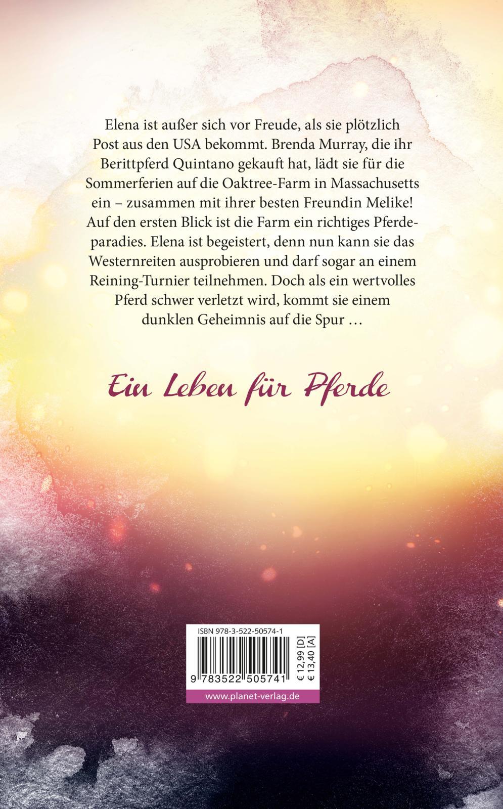 Rückseitencover Elena - Ein Leben für Pferde 4: Das Geheimnis der Oaktree-Farm