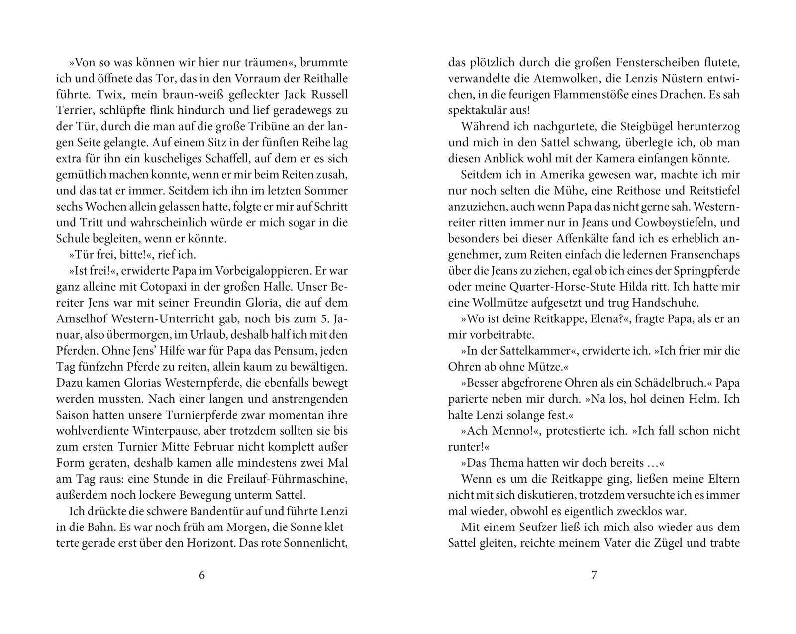 Beispielinhalt (Bild) Elena - Ein Leben für Pferde 6: Eine falsche Fährte