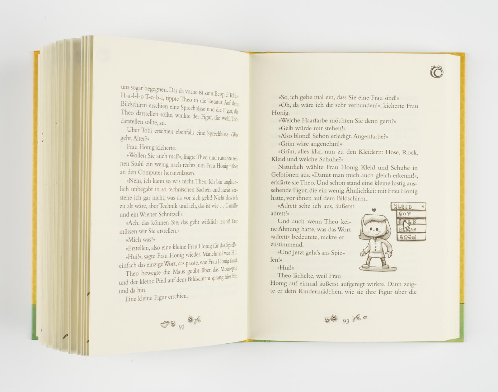 Beispielinhalt (Bild) Und plötzlich war Frau Honig da