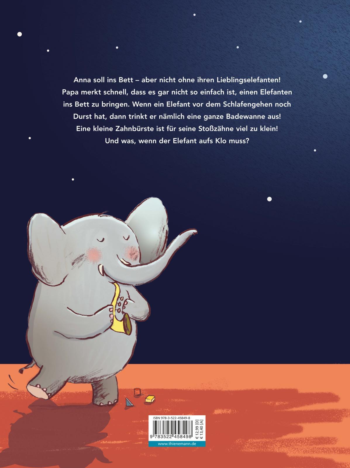 Rückseitencover Mein Elefant will nicht ins Bett